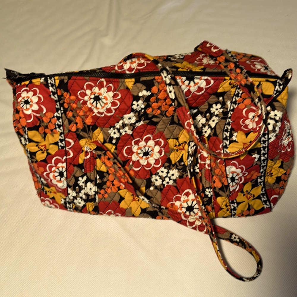 Vera Bradley large floral duffle